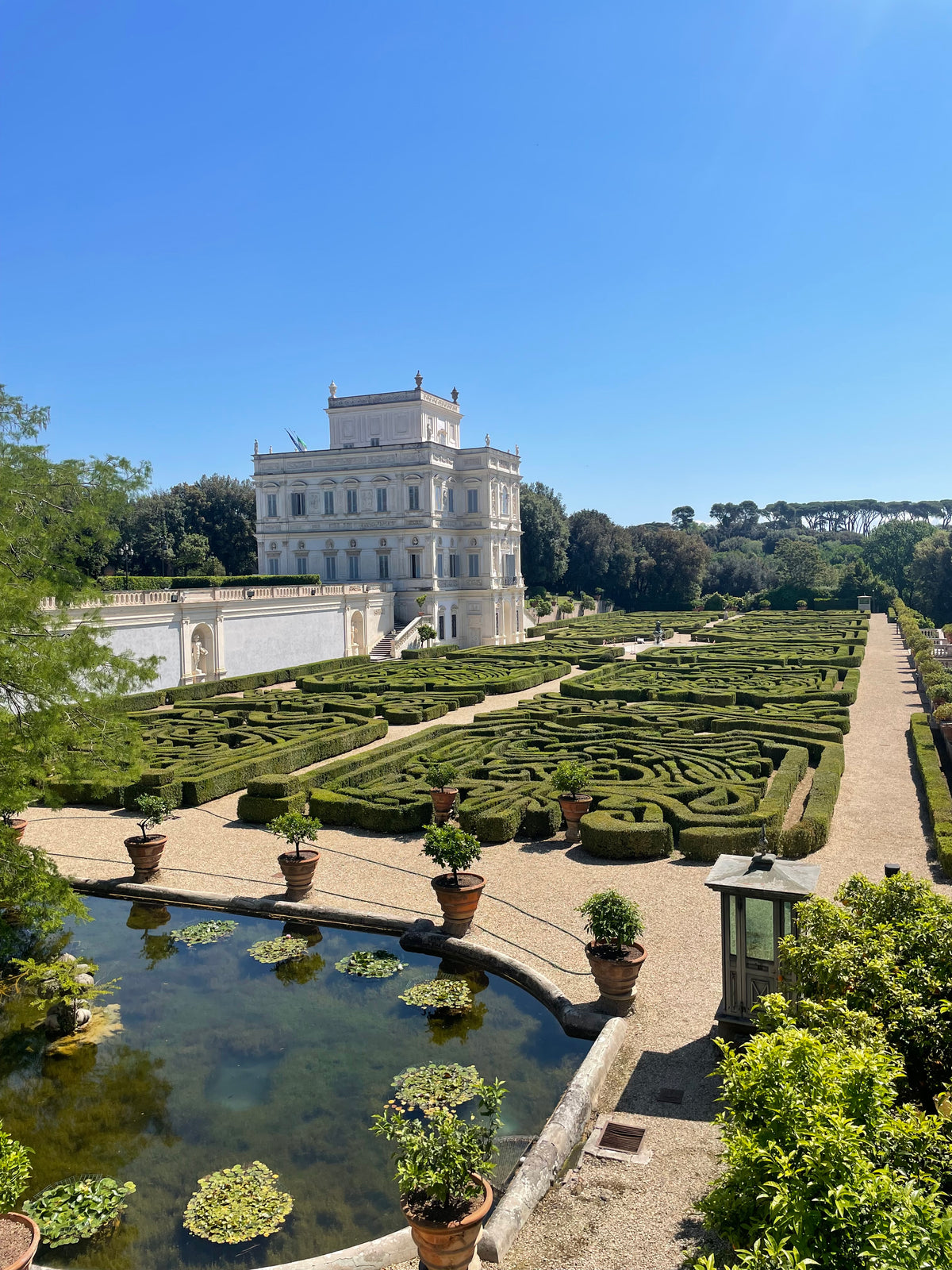 villa doria pamphilj park rome italy