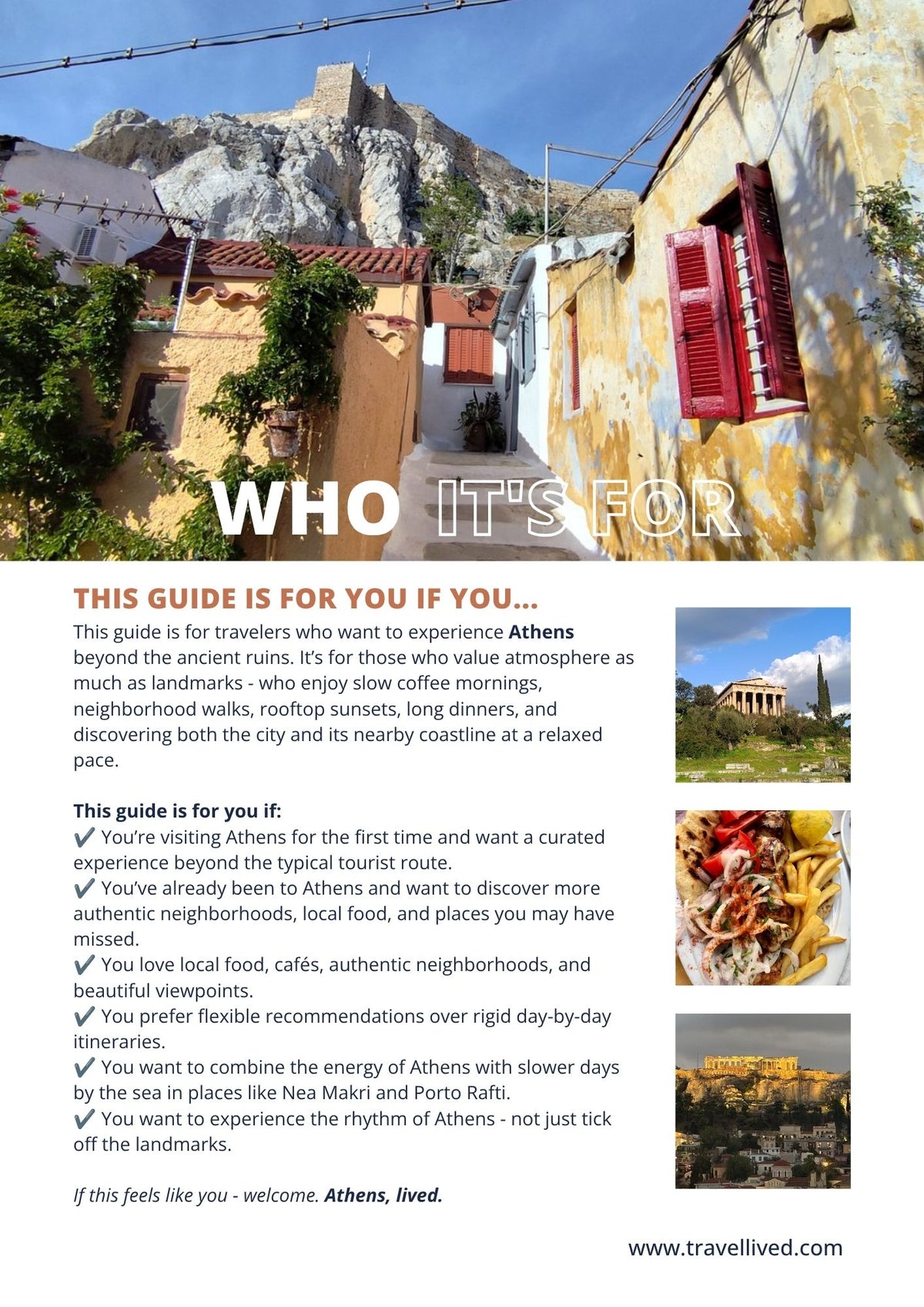 Athens, lived - Personal Food & Walking Guide + Google Map