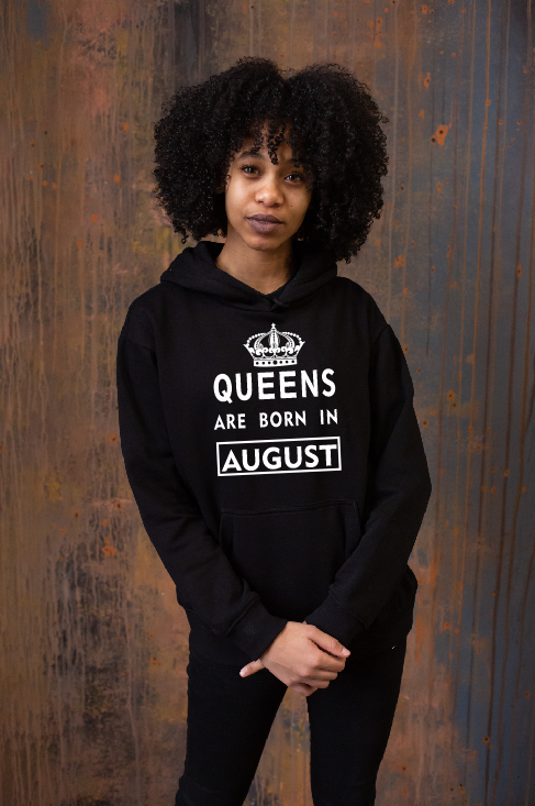 Las reinas nacen en abril, mayo, junio, julio, agosto, septiembre, octubre, noviembre, diciembre, enero, febrero, marzo Camiseta l Sudadera l Sudadera con capucha