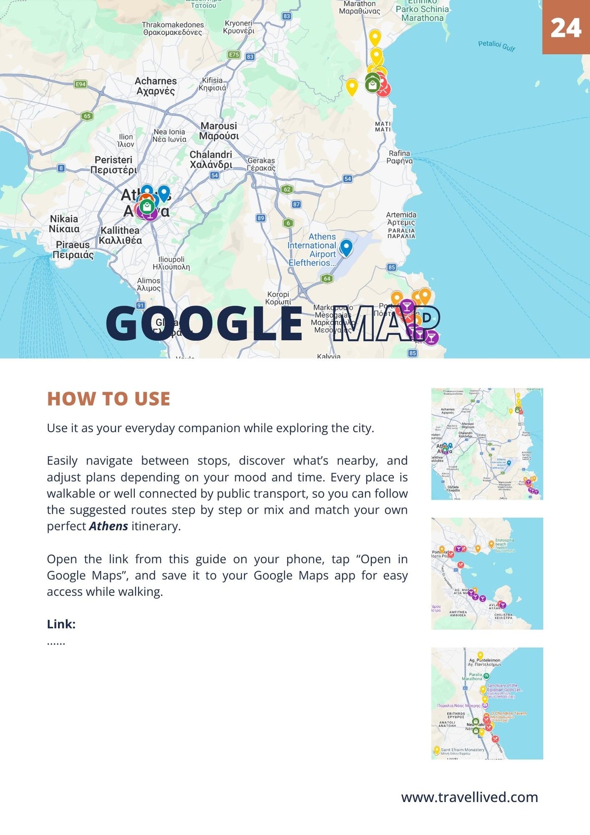 Athens, lived - Personal Food & Walking Guide + Google Map