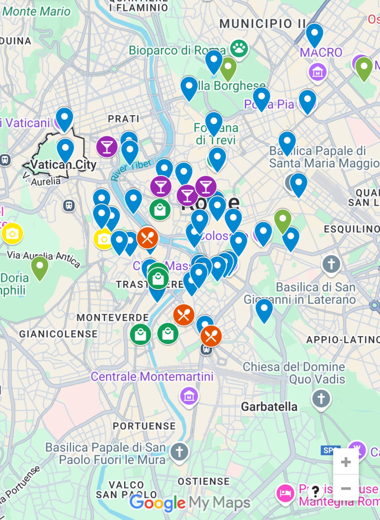 Rome, lived. Italy 🇮🇹 Google Map – Hidden Gems, Food & Must-See Spots