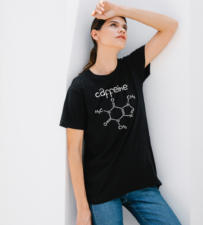 Caffeine Molecule T shirt l Sweatshirt l Hoodie