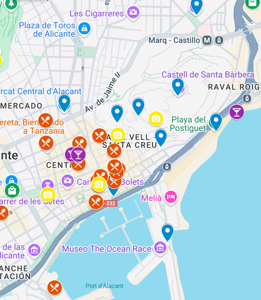 Alicante, lived. Spain 🇪🇸 Google Map – Hidden Gems, Food & Must-See Spots