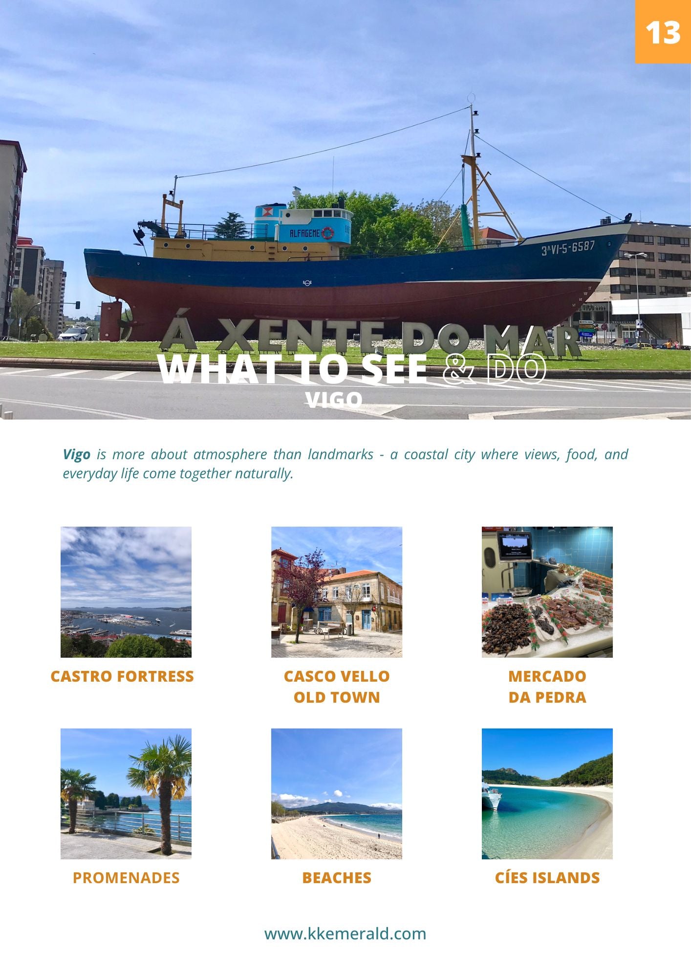Galicia, lived - Personal Food & Walking Guide + Google Map. A Coruña, Vigo & Santiago de Compostela