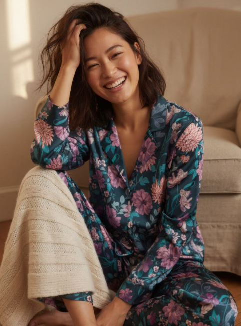 Lisbon Satin Loungewear Set