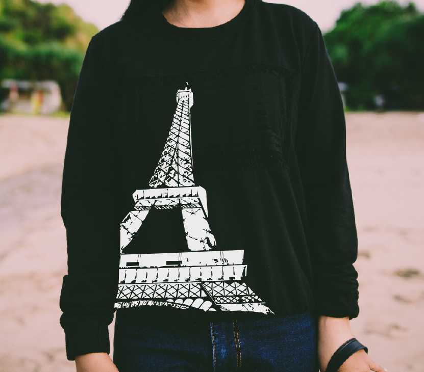 Paris Eiffel Tower T-shirt l Sweatshirt