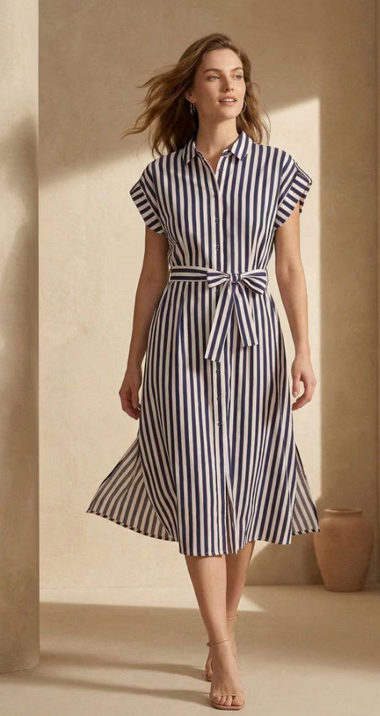 Riviera Midi Shirt Dress