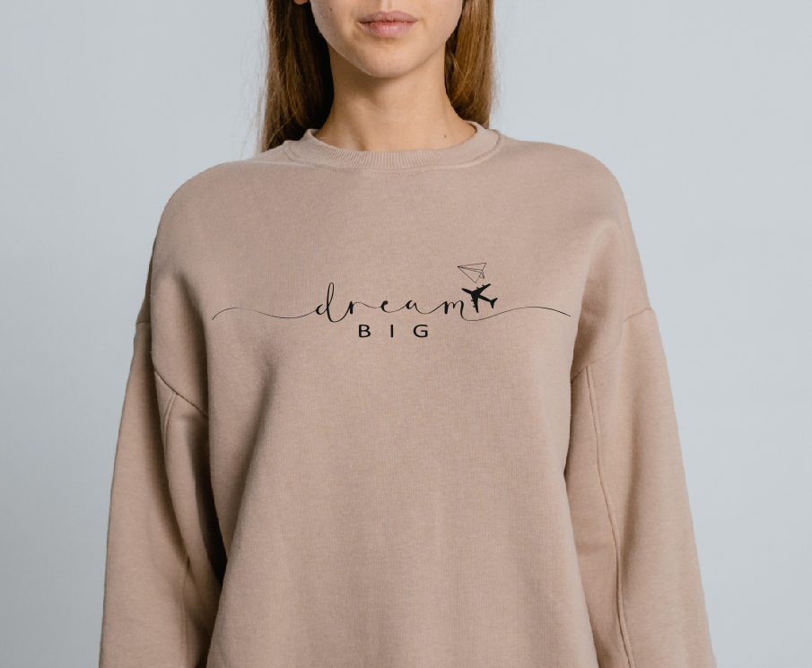 dream BIG T-shirt l Sweatshirt l Hoodie, Motivational Quote gift