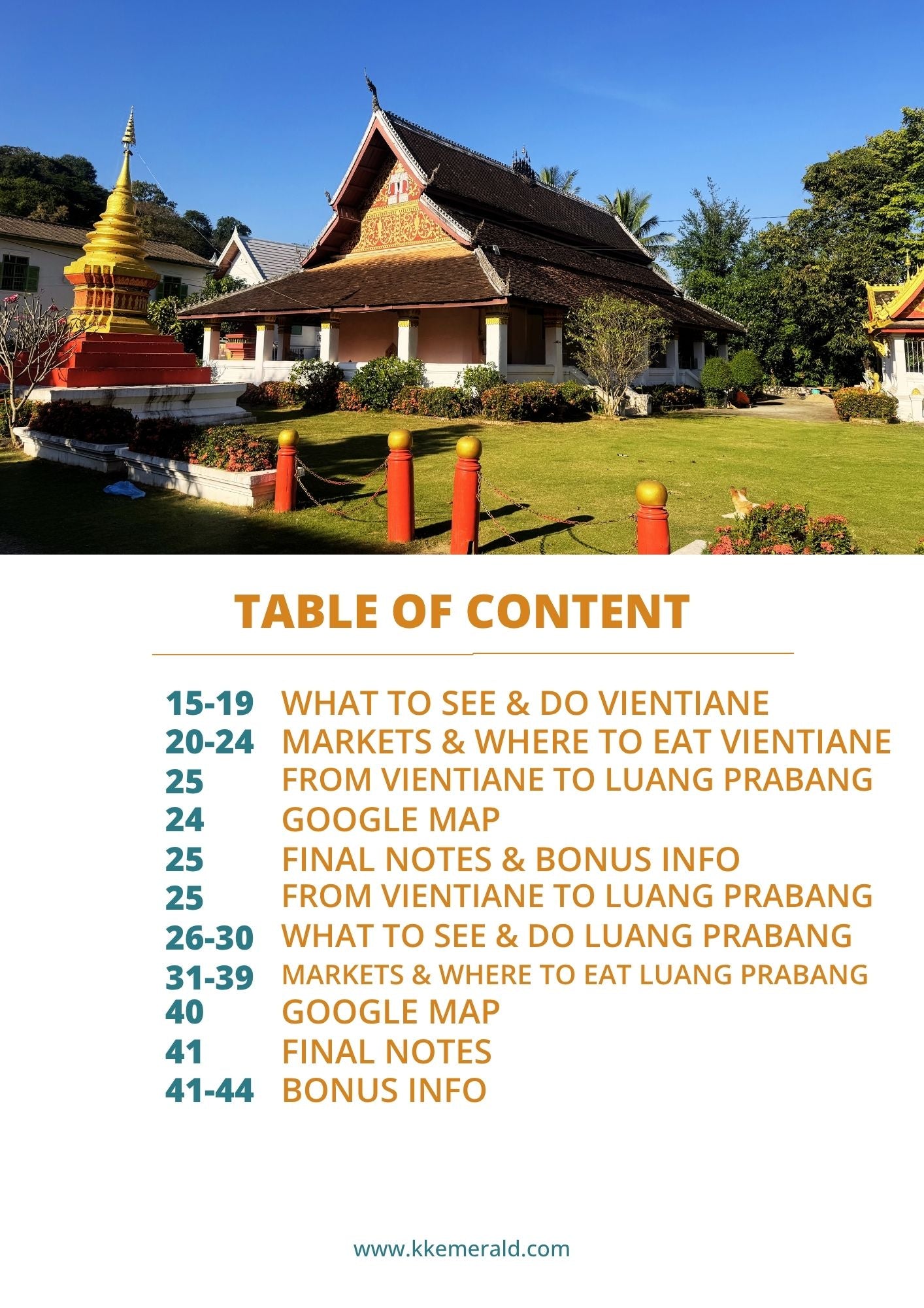 Laos, lived- Personal Food & What to See & Do Guide