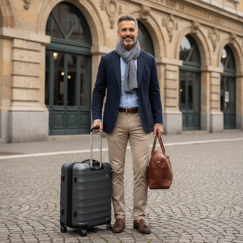 The Journey Wrap — Graphite Gray, compact Parisian knot